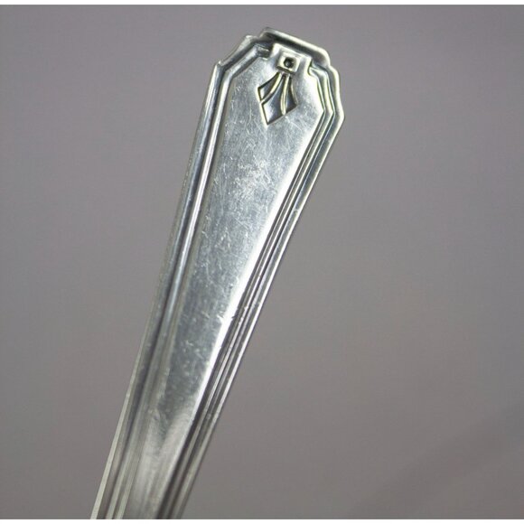 Antique Jefferson Silverplate Cocktail/Seafood Fork JEI1 Art Deco Design c. 1913 - Picture 4 of 4